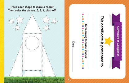 My First Preschool Shape Tracing Workbook: Fun Activities to Teach Pencil Control and Pre-Writing Skills