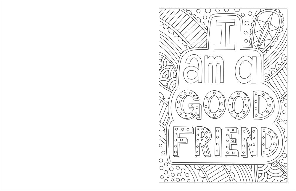 I Believe in Myself: 30 Empowering Coloring Designs for Girls