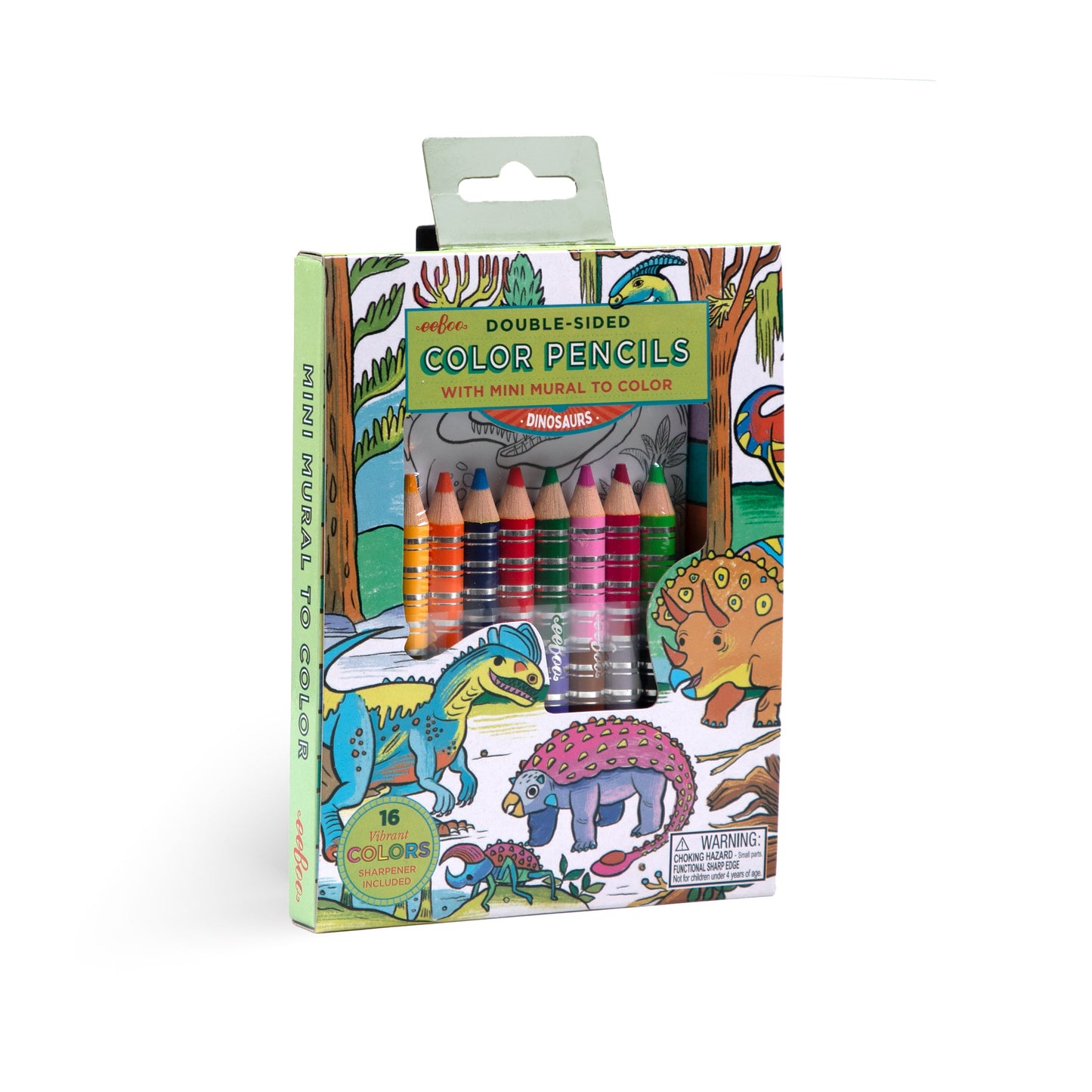 Dinosaurs Color Pencils with Mini Mural