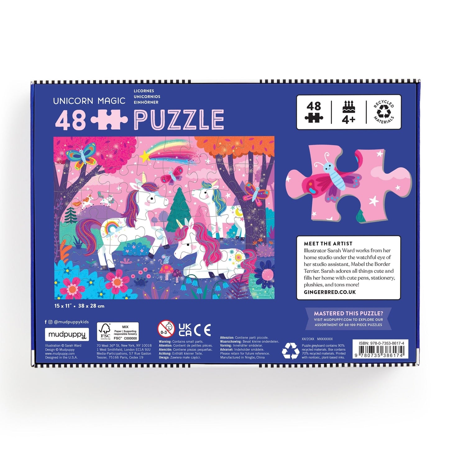 Unicorn Magic 48 Piece Puzzle